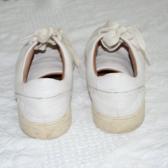 Frye White‎ Leather Casual Sneakers Size 7 M - Picture 4 of 10